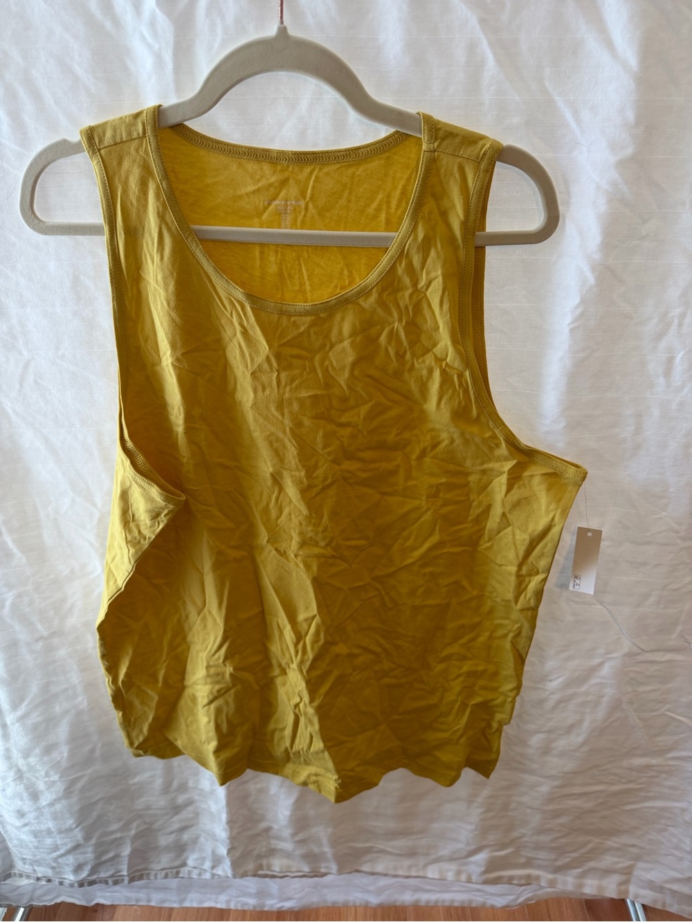 Amazon Essentials Men's Sleeveless Tank Top - Mustard Yellow